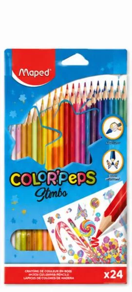 Rangli qalamlarMaped(24 rangColor'Peps) 832064