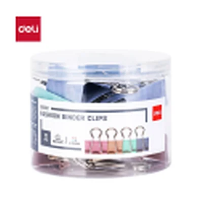Qogoz qisqichi rangli 50 mm (12 dona), Morandi Deli E8551C