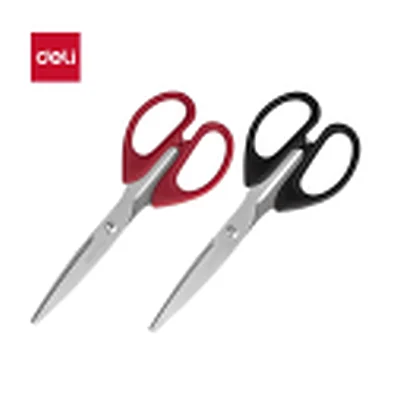 Qaychi 160mm Black,Red Deli EM609