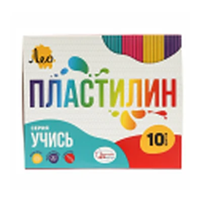Plastilin "Leo " "o'rgan " klassik plastilin LNMC-0110 200 g (karton qadoqda) 10 rang