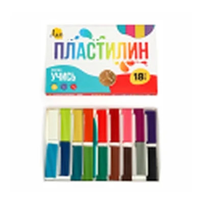Plastilin "Leo " "o'rgan " klassik plastilin LNMC-0118 360 g (karton qadoqda) 18 rang