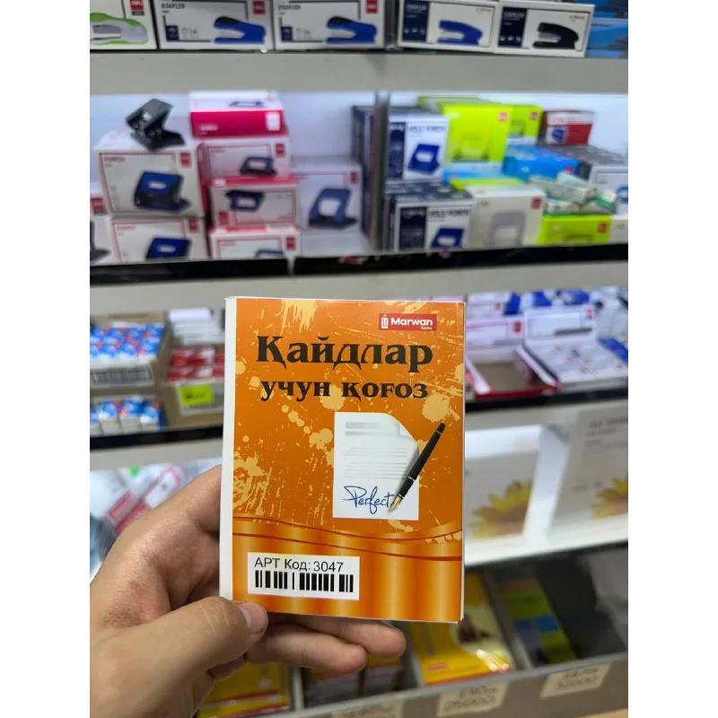 Qaydlar uchun qog‘oz
